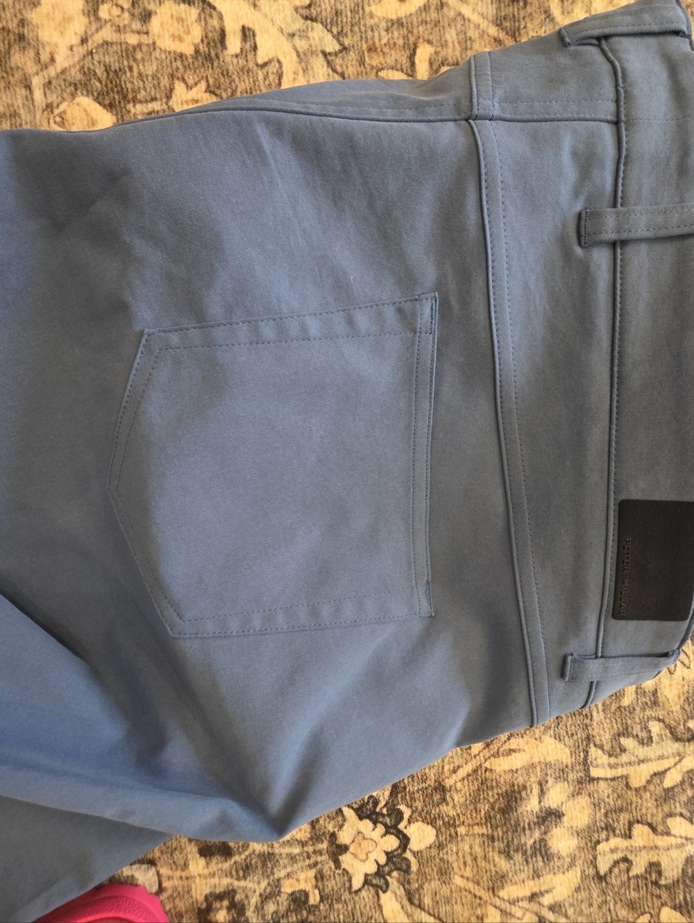 Peter Millar Men's Blue Stretch Chinos - Picture 6 of 6